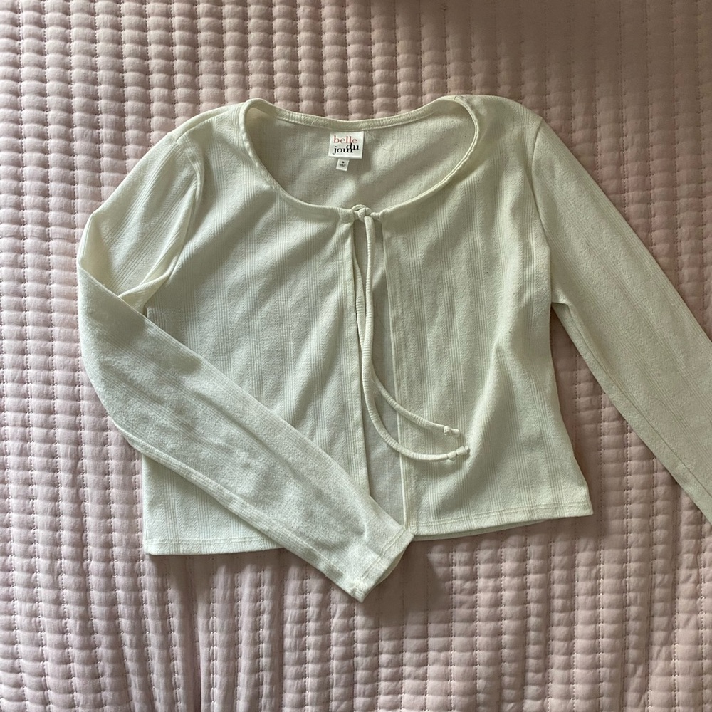 Tie front cardigan